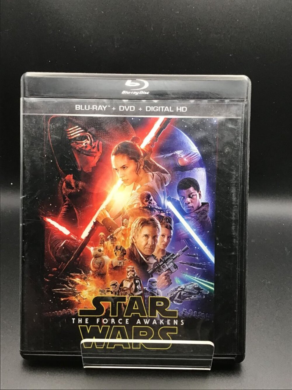Star Wars: The Force Awakens Blu-ray/DVD Combo 3-Disc Set Excellent Used CIB
